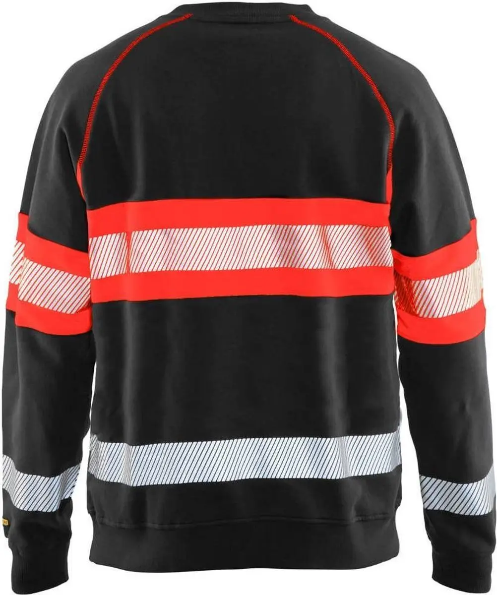 Blåkläder Sweater High Vis 3359-1158 - XXXL - Zwart/High Vis Rood
