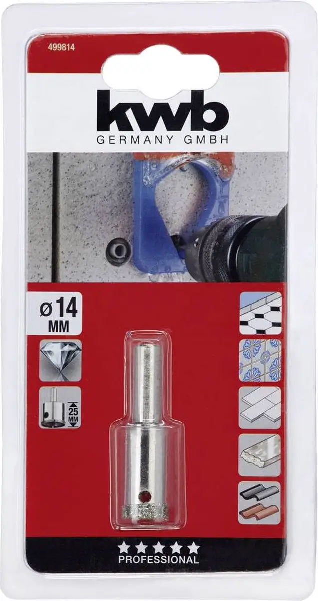KWB 14 T25 SB Gatenzaag 14mm - Metaal