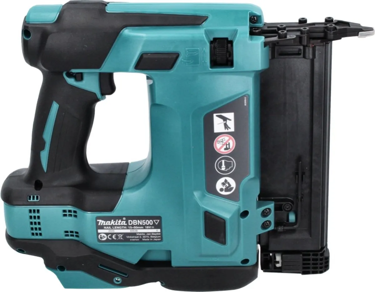 Makita DBN 500 RF Staande Spijkermachine - 18V - 2x 3.0Ah Accu + Lader