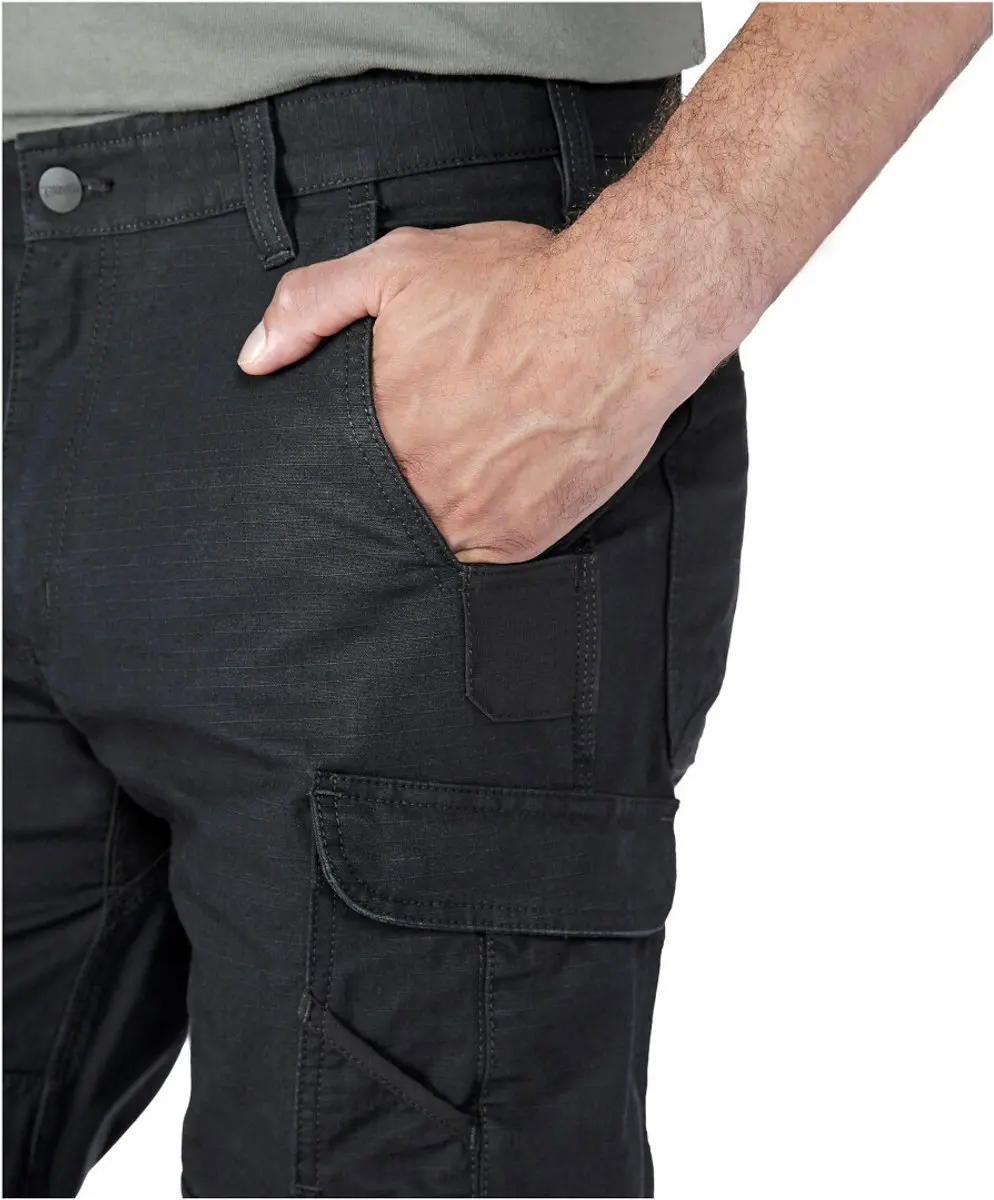 Carhartt Steel Rugged Flex Cargo Werkbroek - Zwart - L