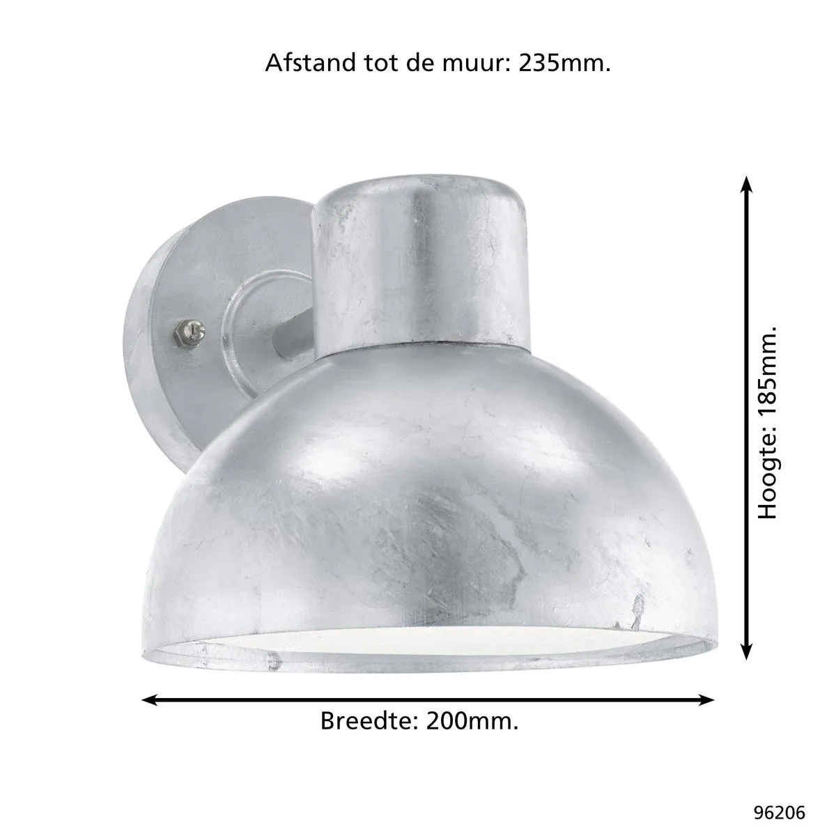 Eglo Entrimo Wandlamp IP44 - Wit