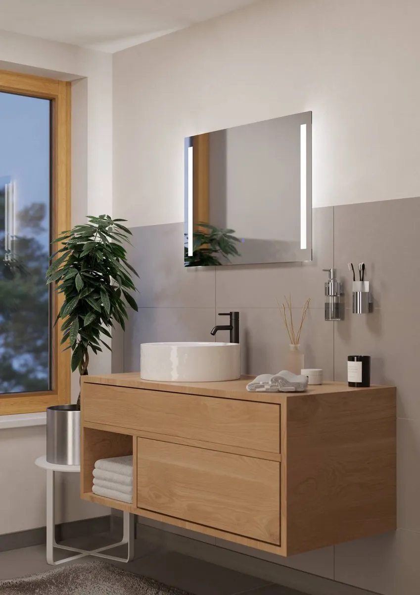 Eglo Buenavista Spiegel met Verlichting LED 600x800mm - Zilver