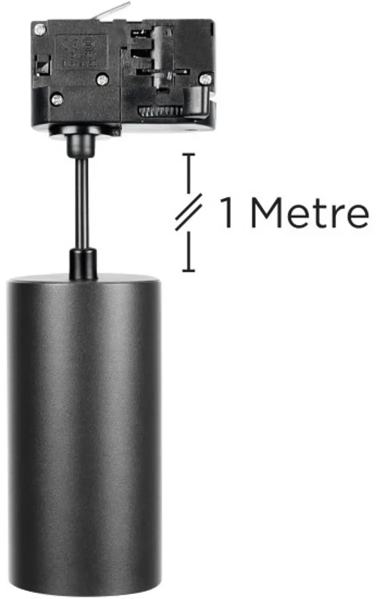Integral 3-Fase Rail Hanglamp Ø6.5cm