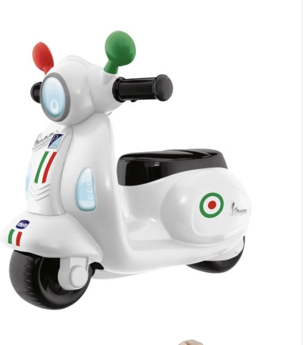 Chicco Loopwagen Vespa Primavera Italy Junior 55x45cm - Wit - afbeelding 6 van 6