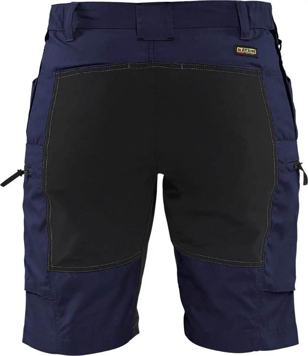 Blåkläder Dames Service Short 7149-1845 - Marineblauw/Zwart - Maat 48