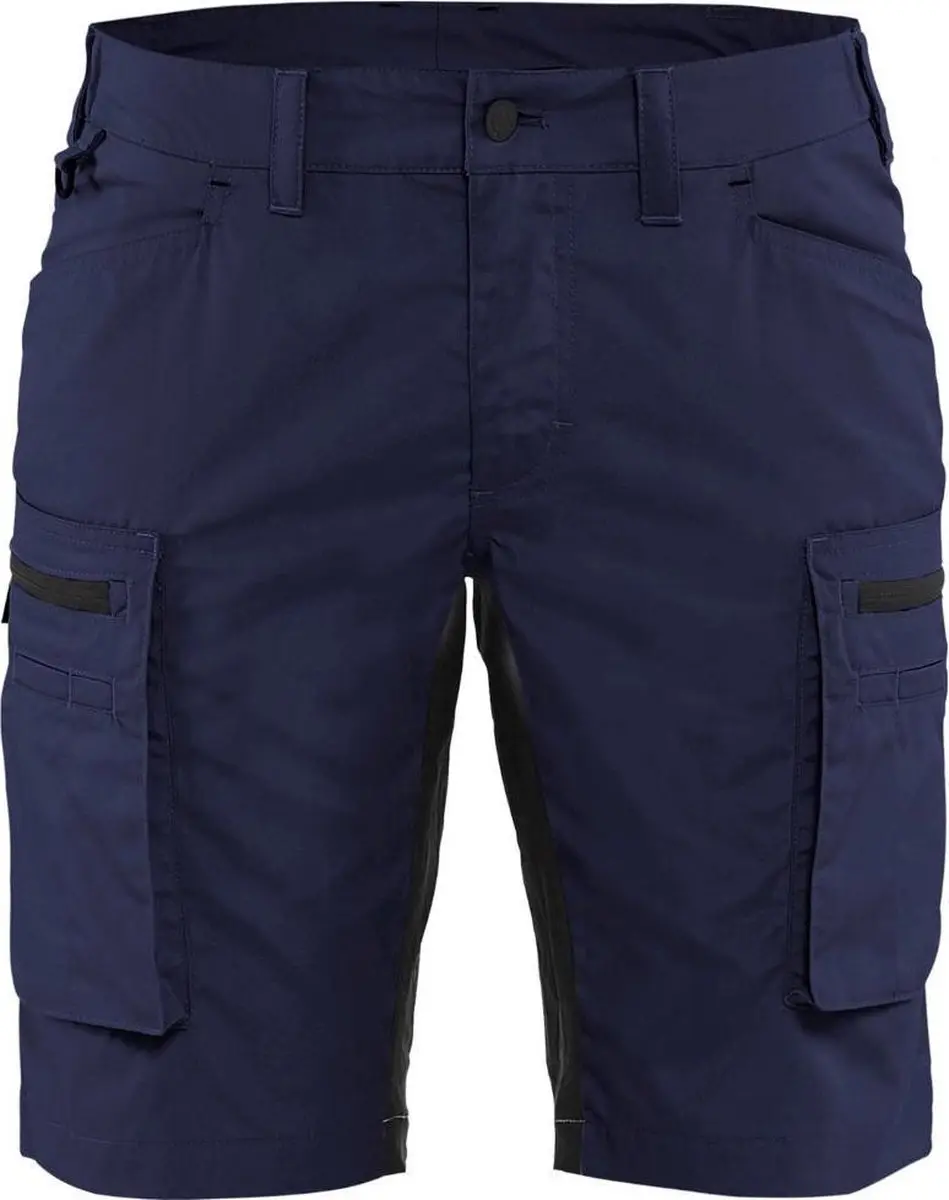 Blåkläder Dames Service Short 7149-1845 - Marineblauw/Zwart - Maat 48