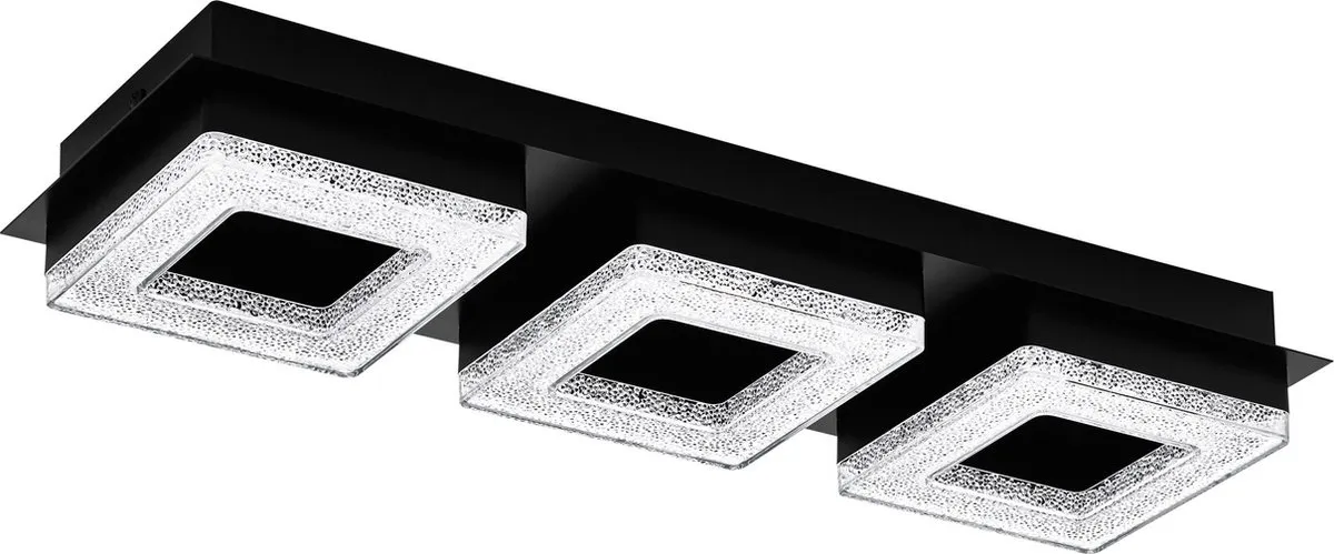 Eglo Fradelo 1 Plafondlamp LED 46cm - Zwart
