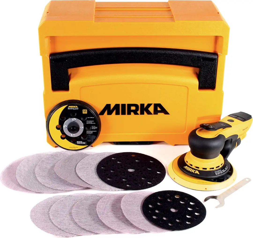 Mirka DEROS-Kit Abranet 5650CV Excenterschuurmachine 350W - 150mm - 20 Stuks (150x1) - KIT1904WOMDE