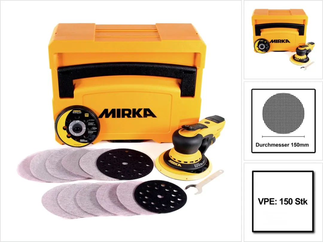 Mirka DEROS-Kit Abranet 5650CV Excenterschuurmachine 350W