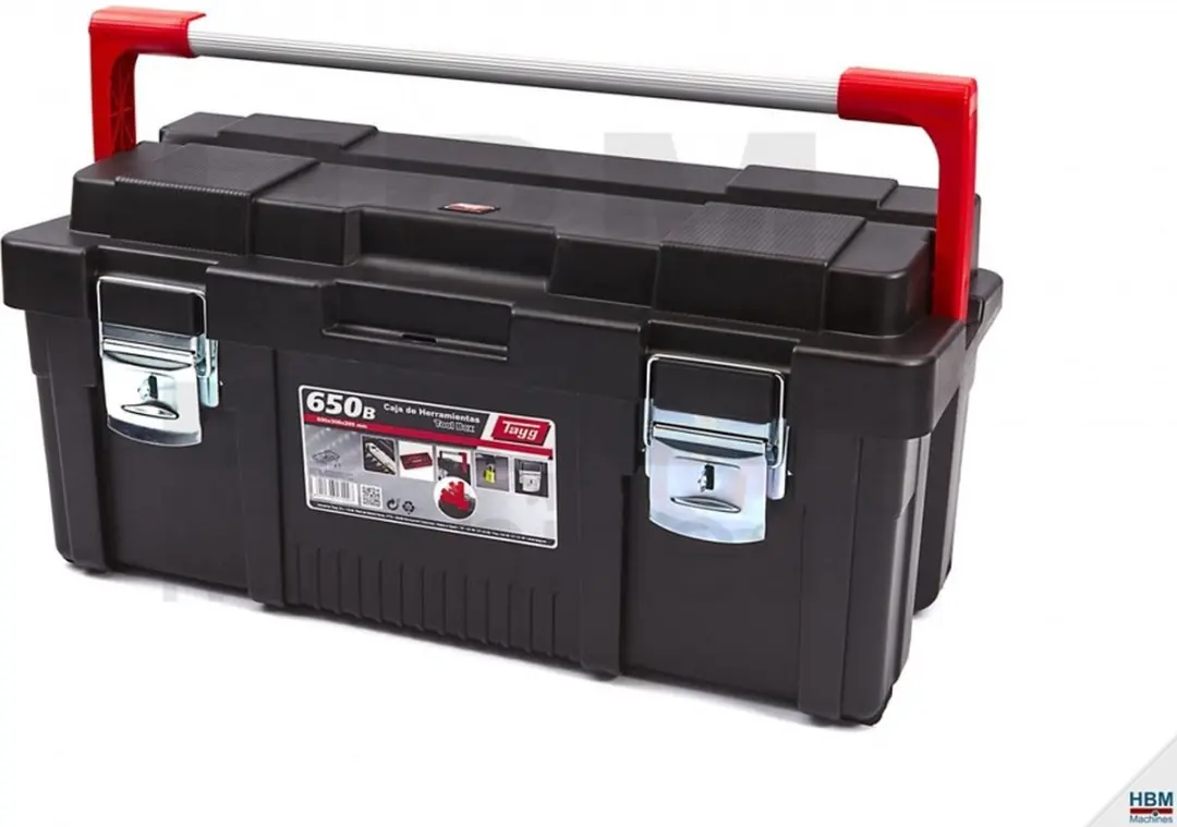 Tayg Gereedschapskoffer 172007 - 650x300x295mm Zwart
