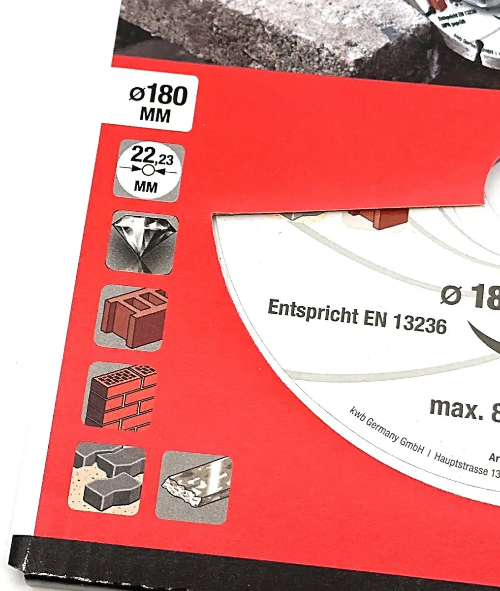 KWB Kraftixx Diamantschijf 180mm - 796770