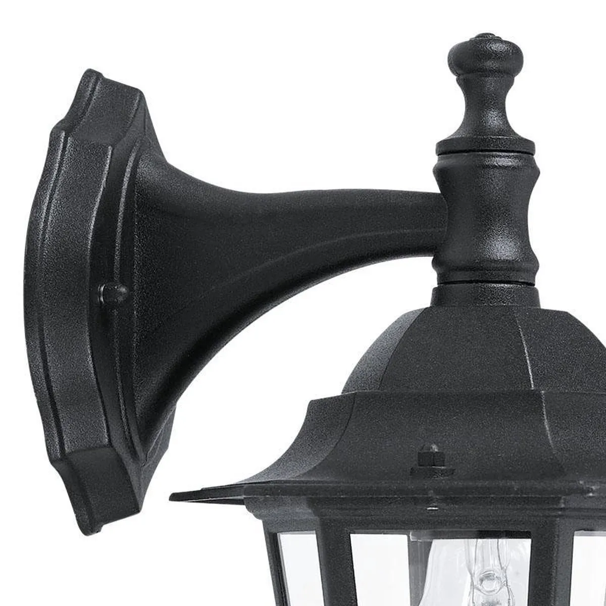 Eglo Laterna 4 Wandlamp Buiten E27 - 35cm - Zwart
