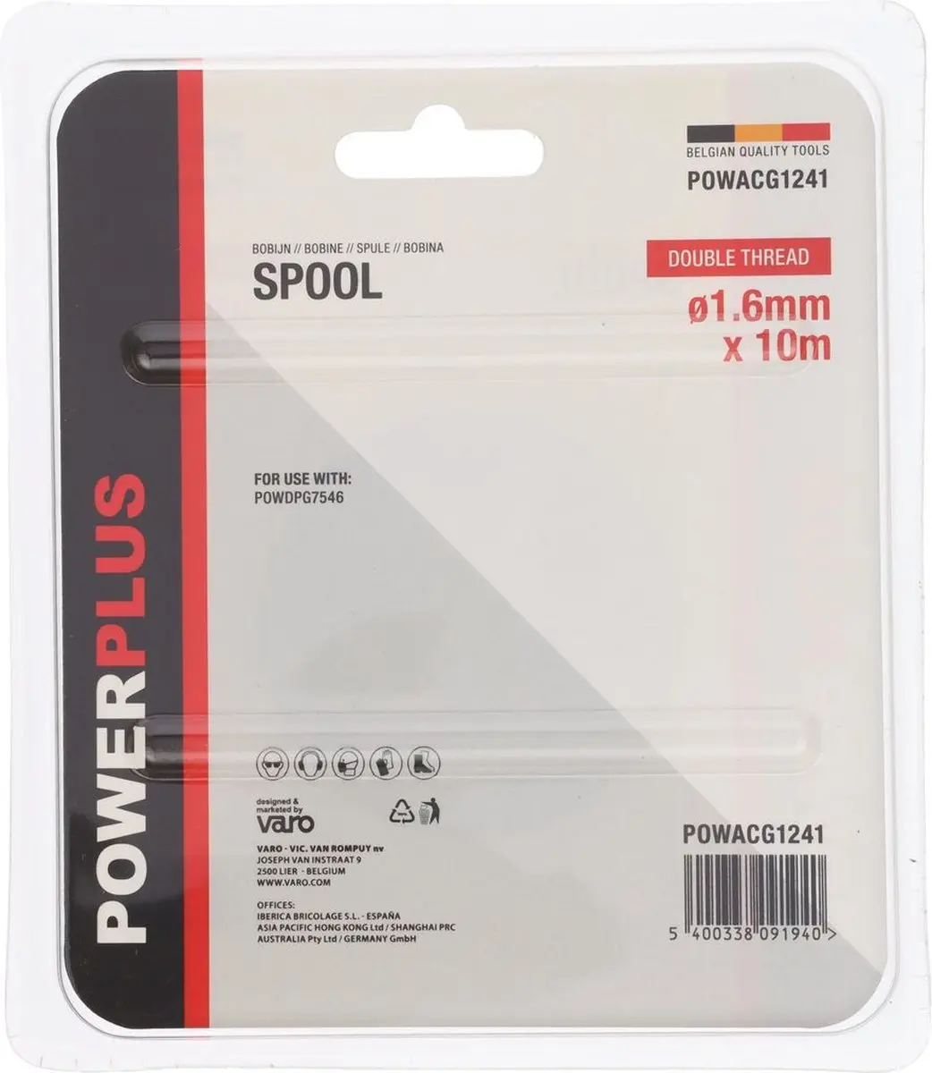 Powerplus POWACG1241 Bobijn Grastrimmer - 1 Stuk