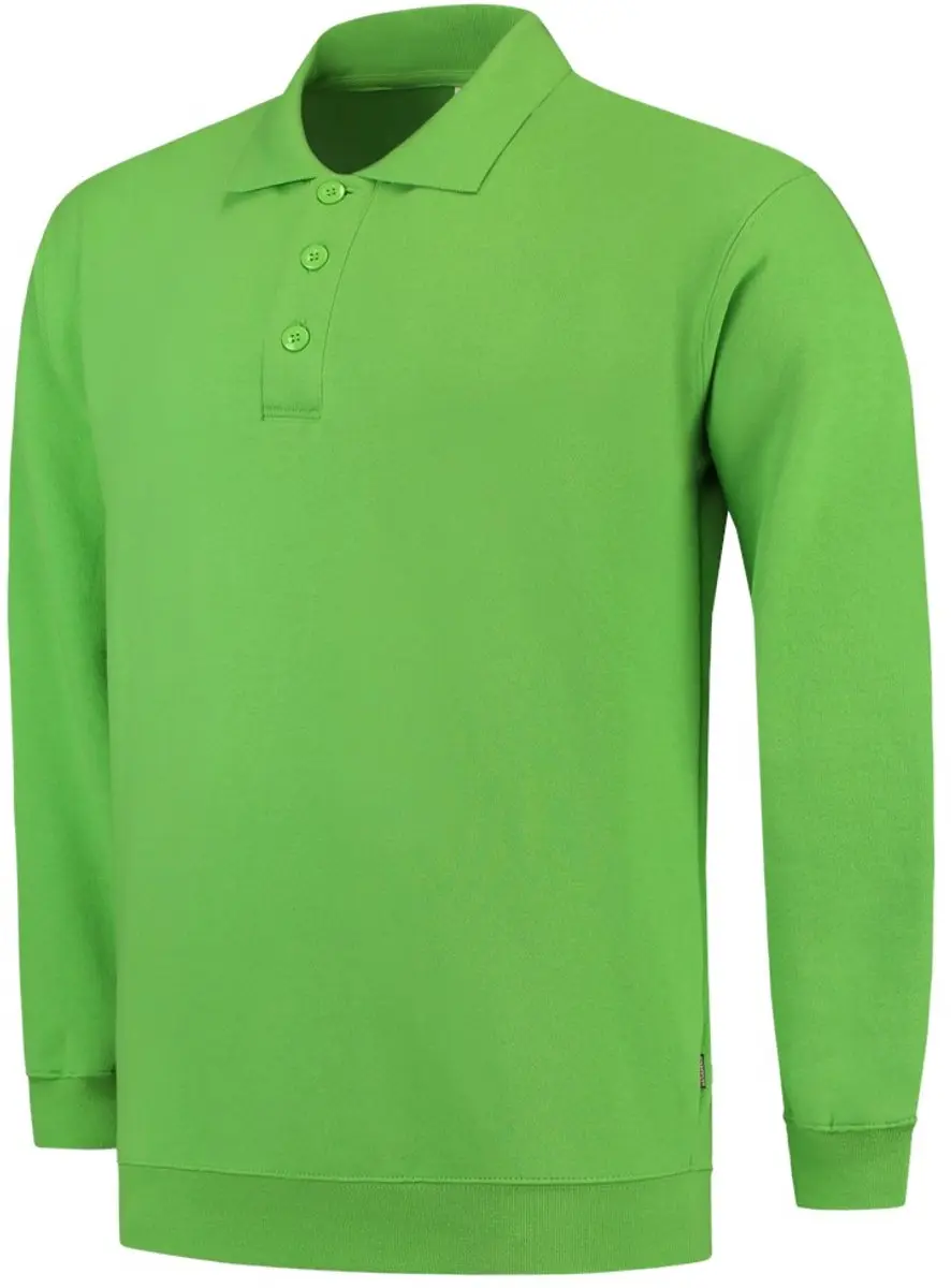 Tricorp Polosweater Boord 301005 - M - Limoengroen