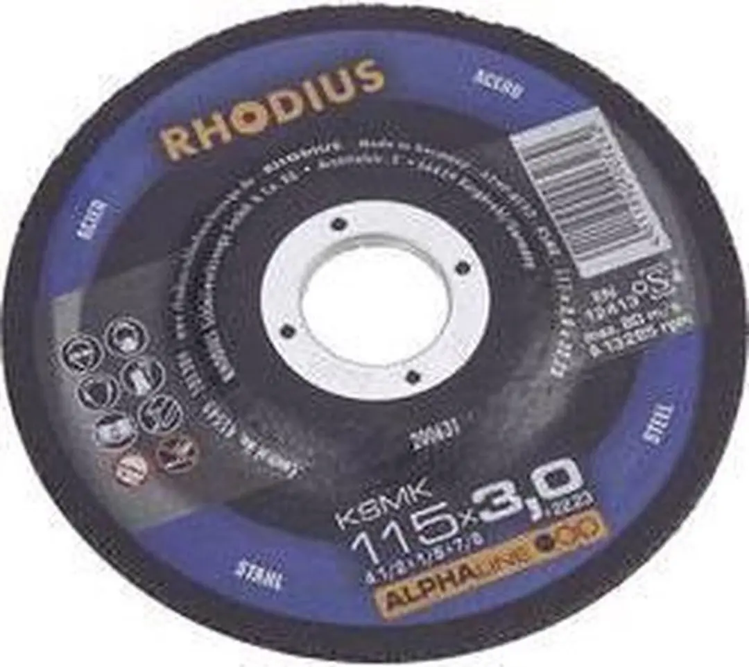 Rhodius KSMFT 200509 Doorslijpschijf 180mm - Metaal