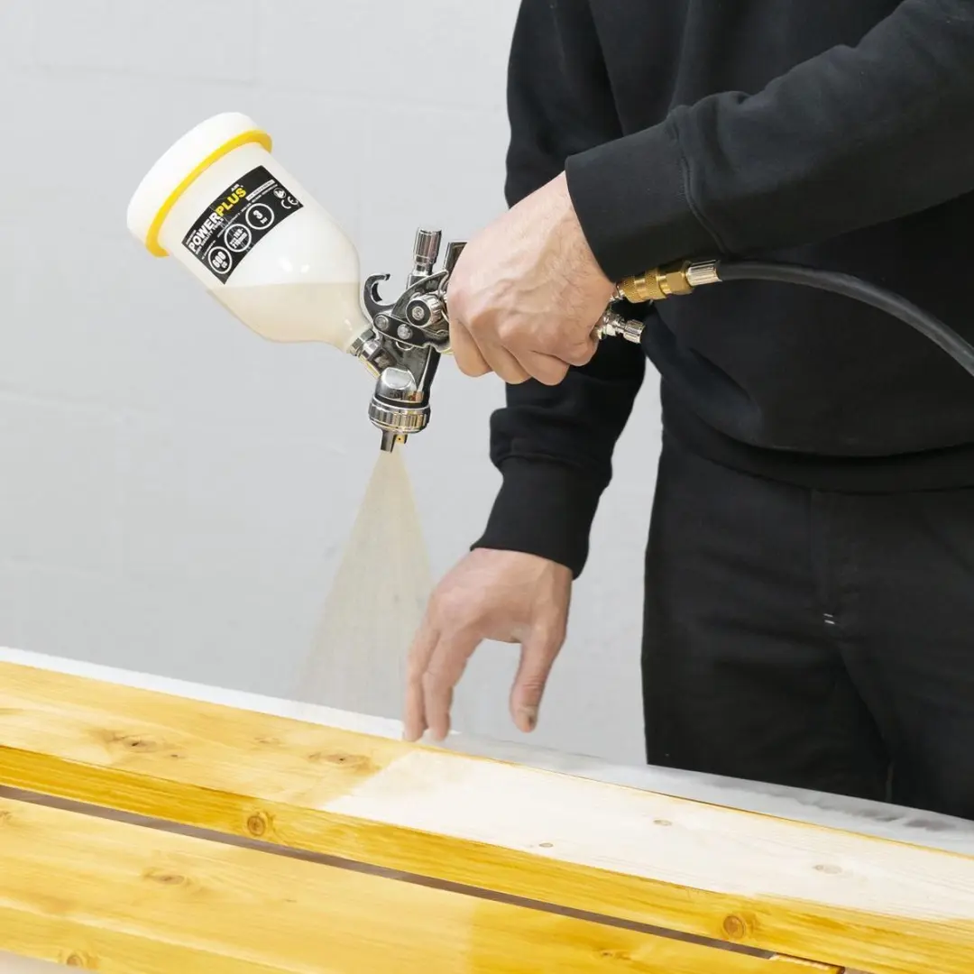 Powerplus POWAIR0109 Pneumatisch Verfpistool HVLP - 600ml - Spuitbreedte 160-210mm