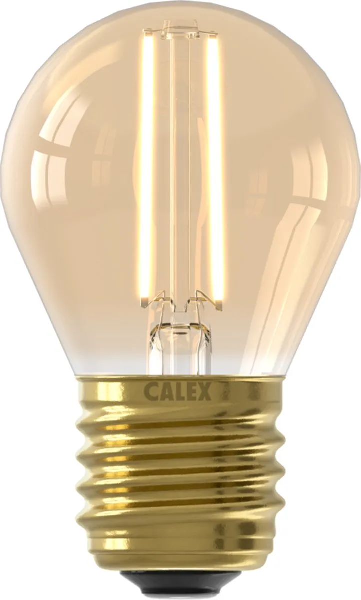 Calex Filament LED Lamp E27 P45 Goud 3.5W