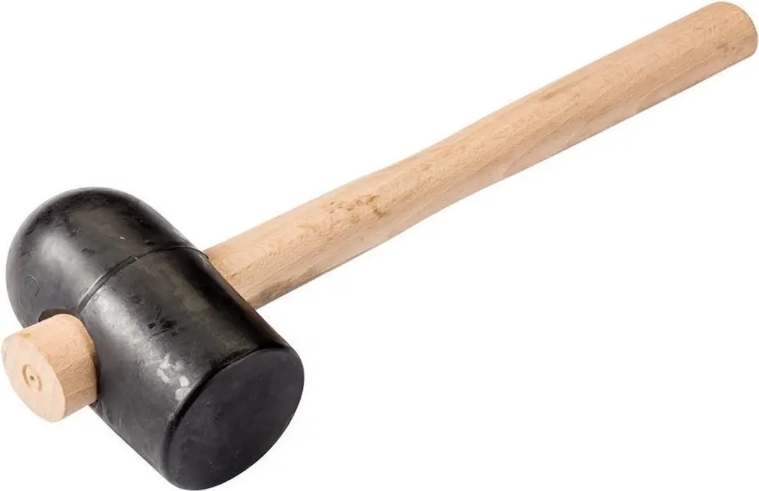 Talen Tools Rubberen Hamer Bestratingshamer - Essenhout