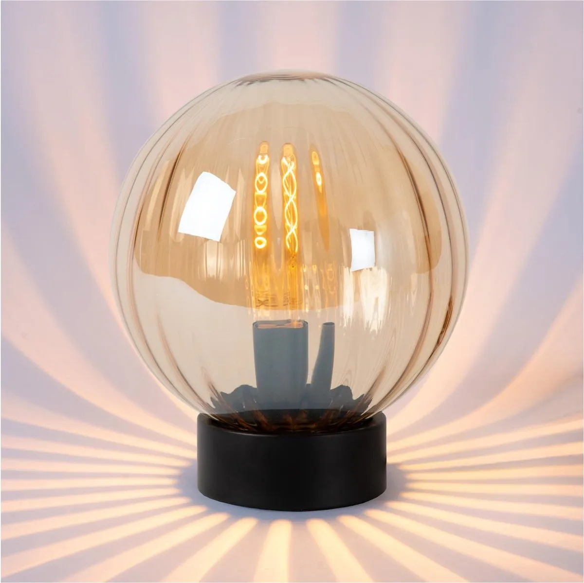 Lucide MONSARAZ Tafellamp Ø25cm - Amber