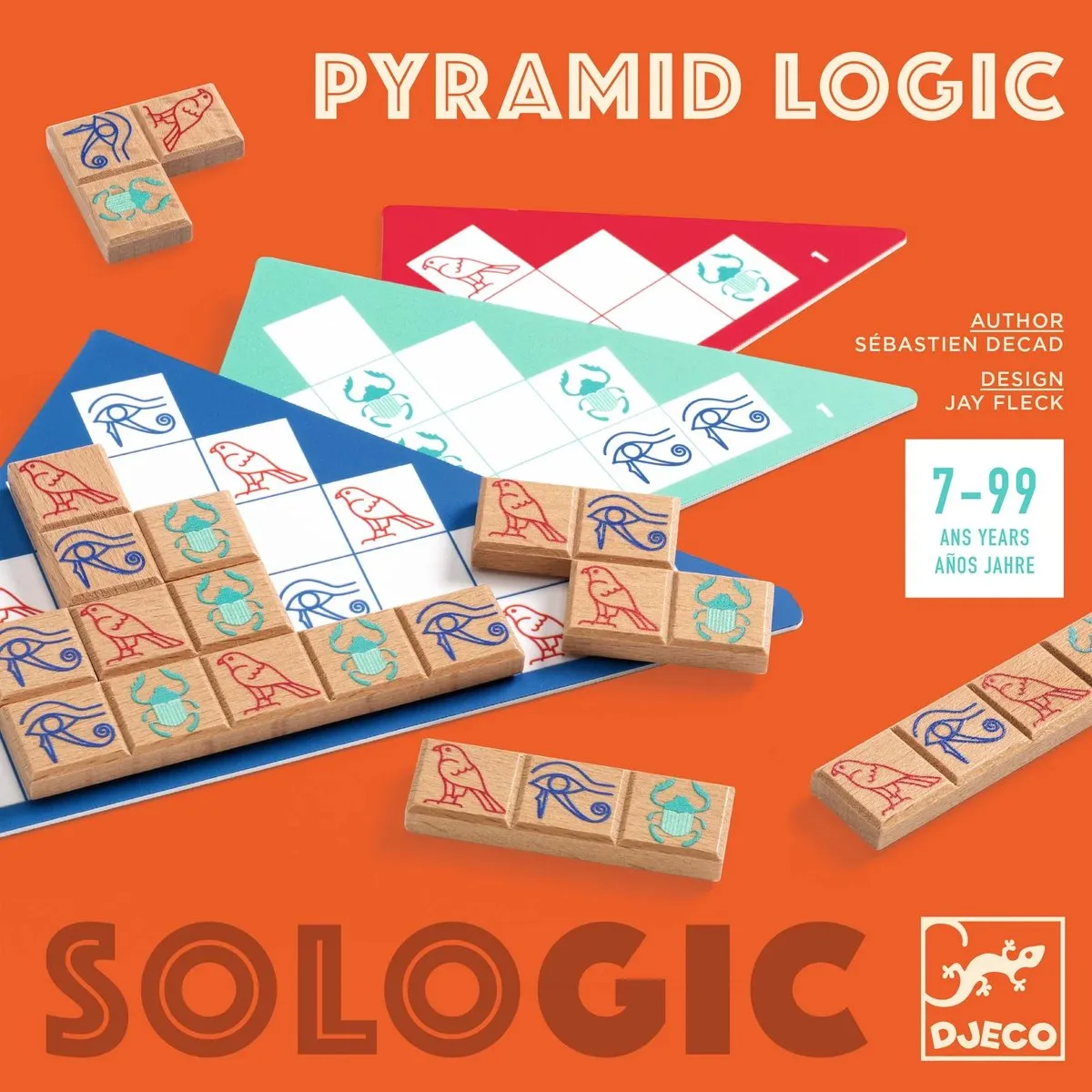 Djeco Sologic Pyramid Logic - Logicaspel - DJ08532 - Meerkleurig