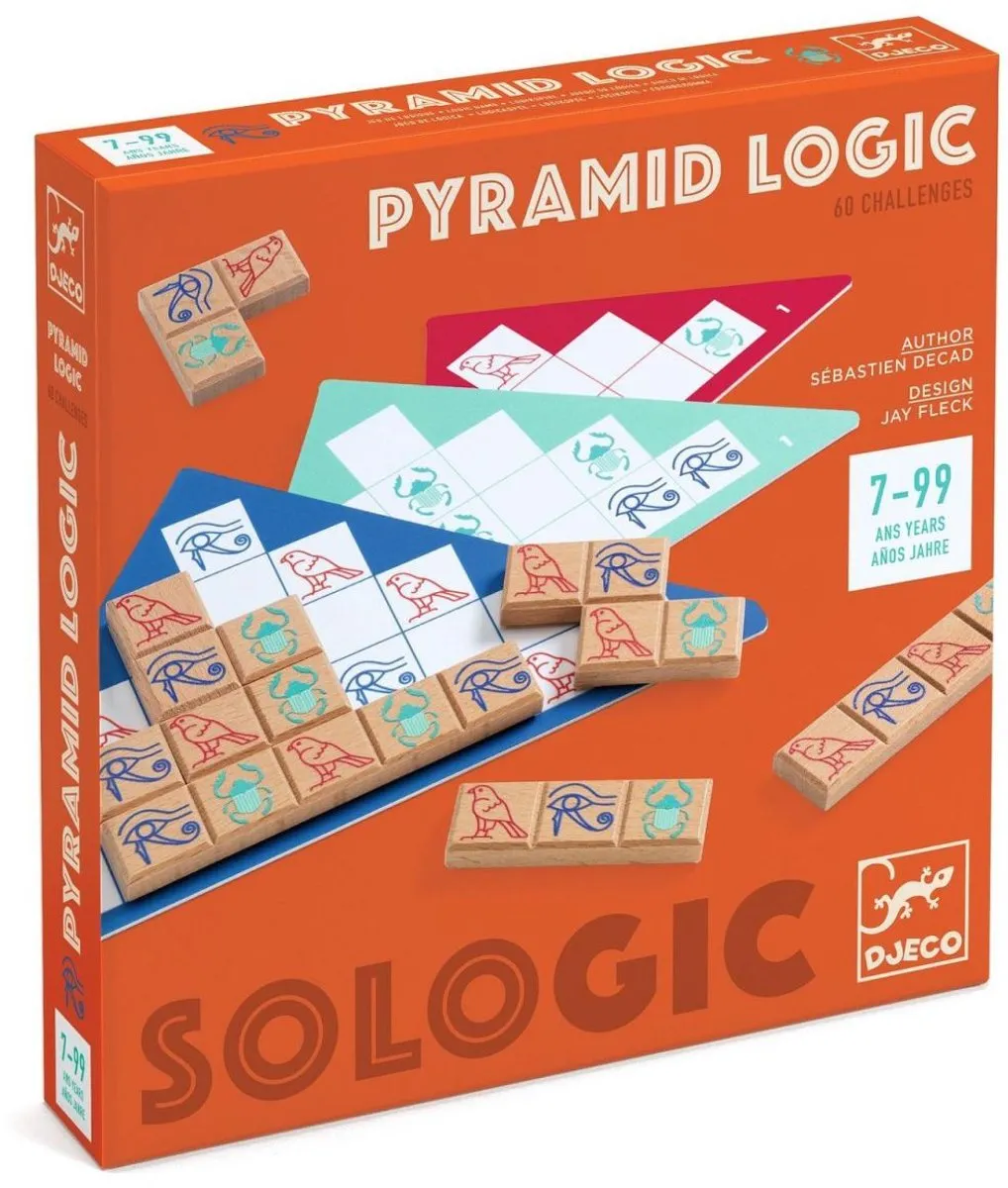 Djeco Sologic Pyramid Logic - Logicaspel - DJ08532 - Meerkleurig