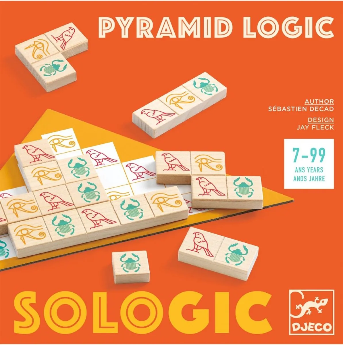Djeco Sologic Pyramid Logic - Logicaspel - DJ08532 - Meerkleurig