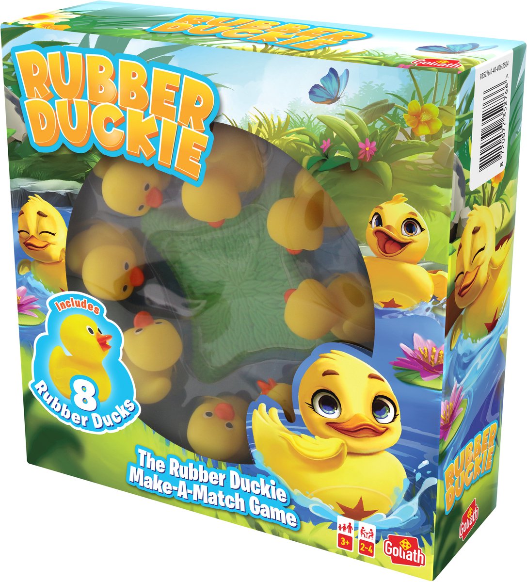Rubber Duckie - Geheugenspel - Kinderspel - Interactief - 2-4 spelers - vanaf 3 jaar