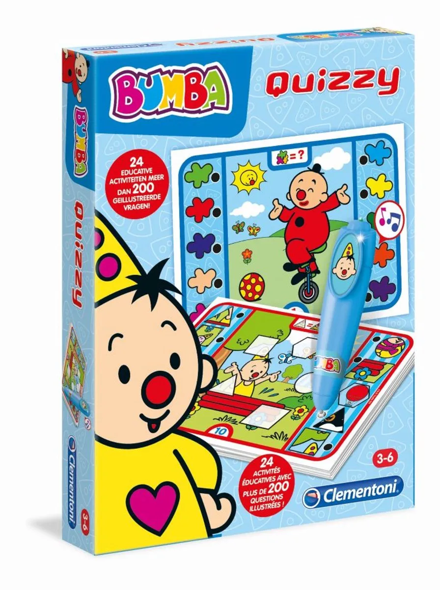 Clementoni Bumba Quizzy Educatief Spel 66865 - Wonderpen - 3-6 jaar