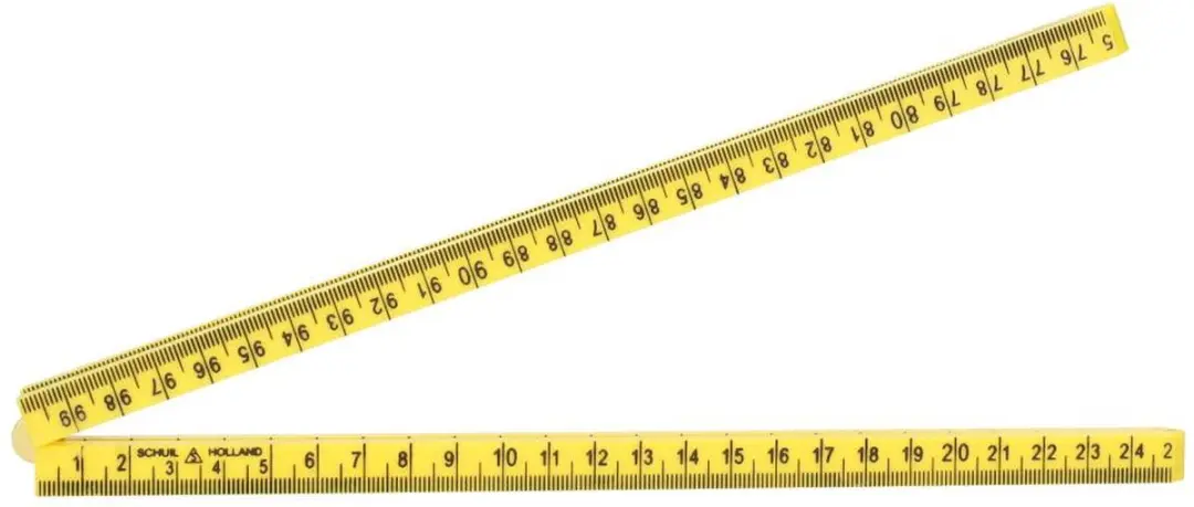 Schuil Duimstok 8623 1m - Geel