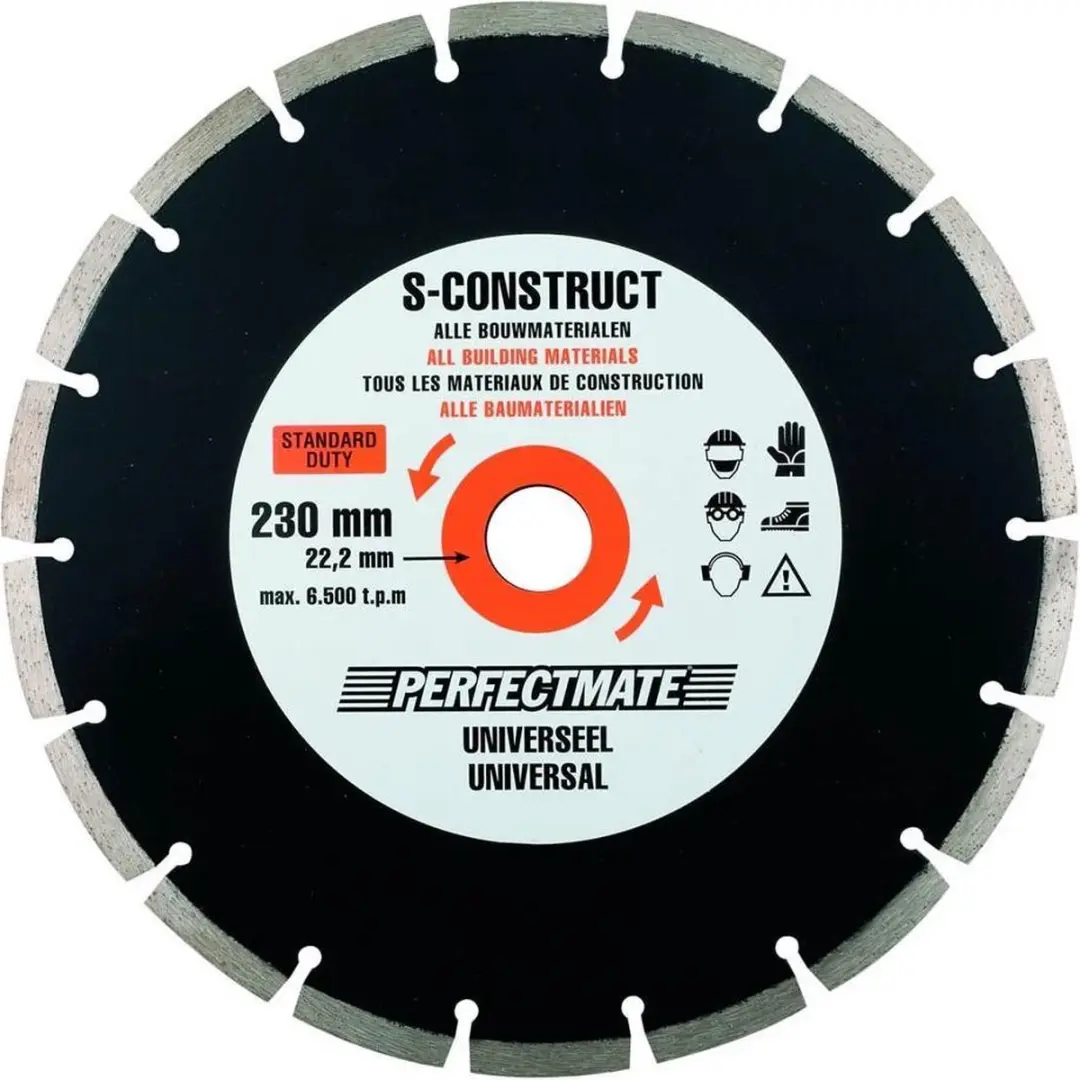 InterDynamics Diamantzaag Perfectmate 125mm - Beton/Steen