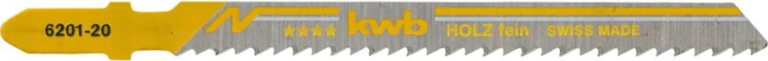 KWB Decoupeerzaagbladen Houtbewerking Fijn 6201-25 - 5 Stuks