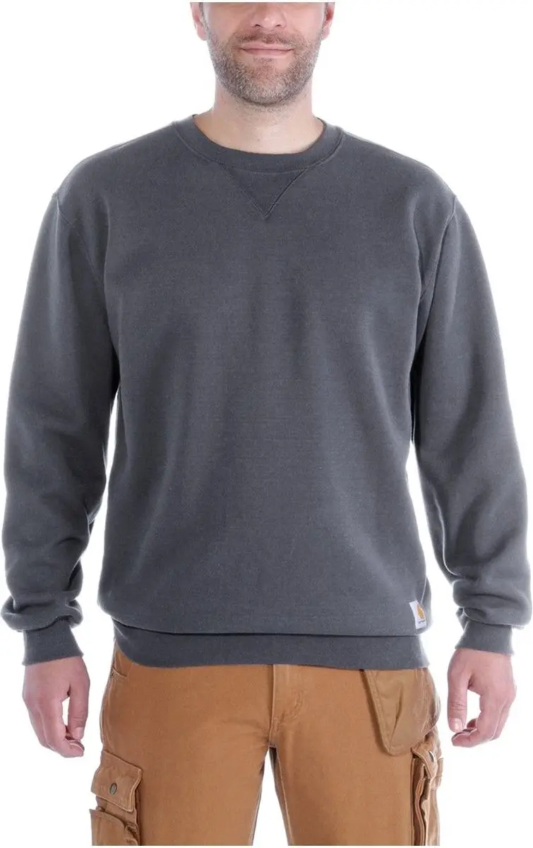 Carhartt K124 Midweight Crewneck Sweatshirt - Carbon Heather - S