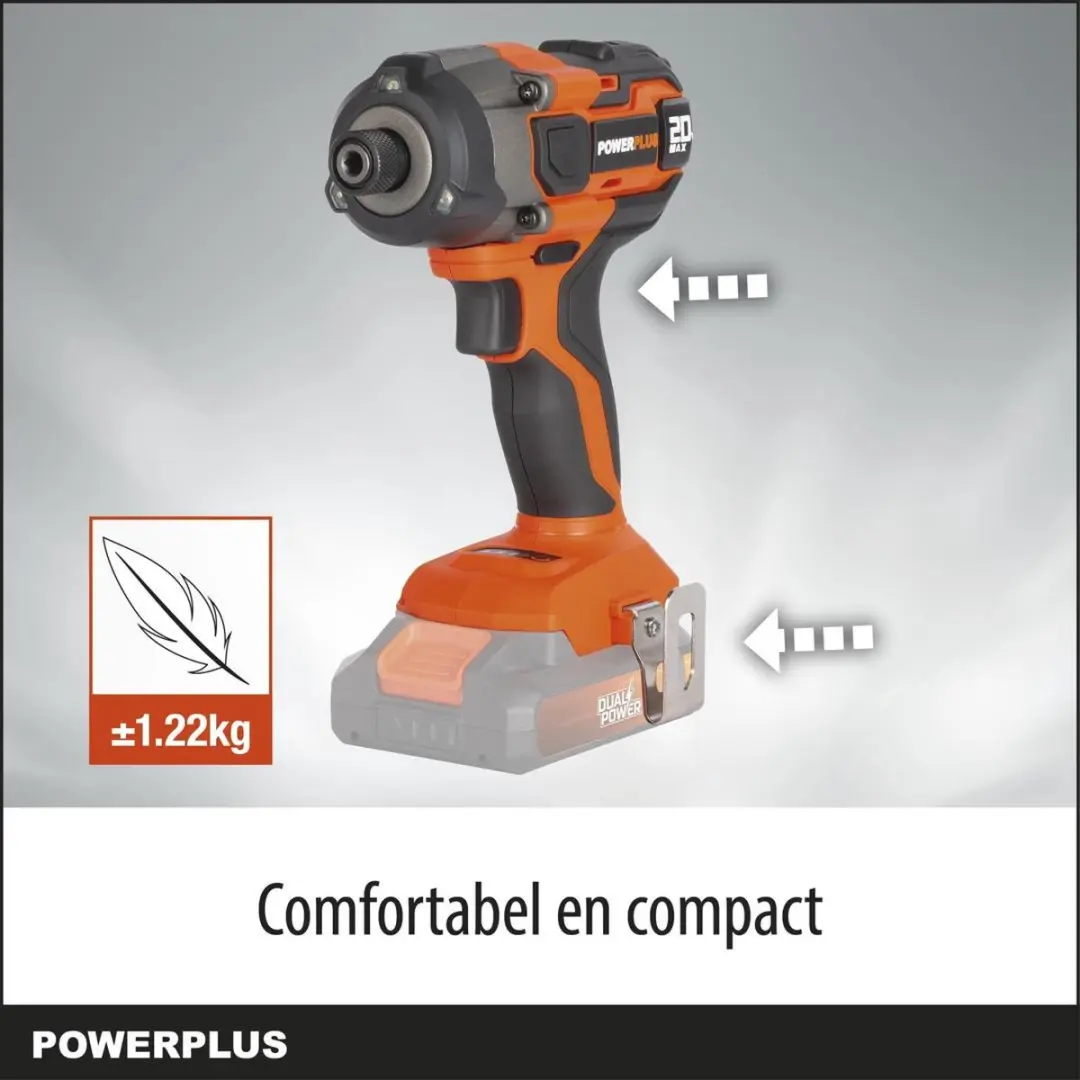 Powerplus POWDP20100 Slagschroevendraaier 20V
