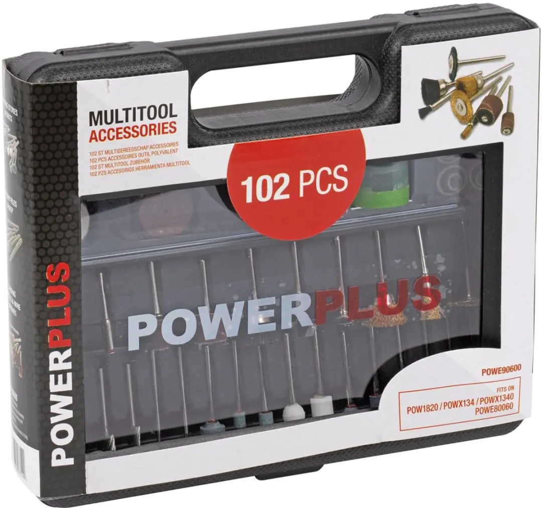 Powerplus POWE90600 Multitool Accessoireset - 102-delig - afbeelding 6 van 6