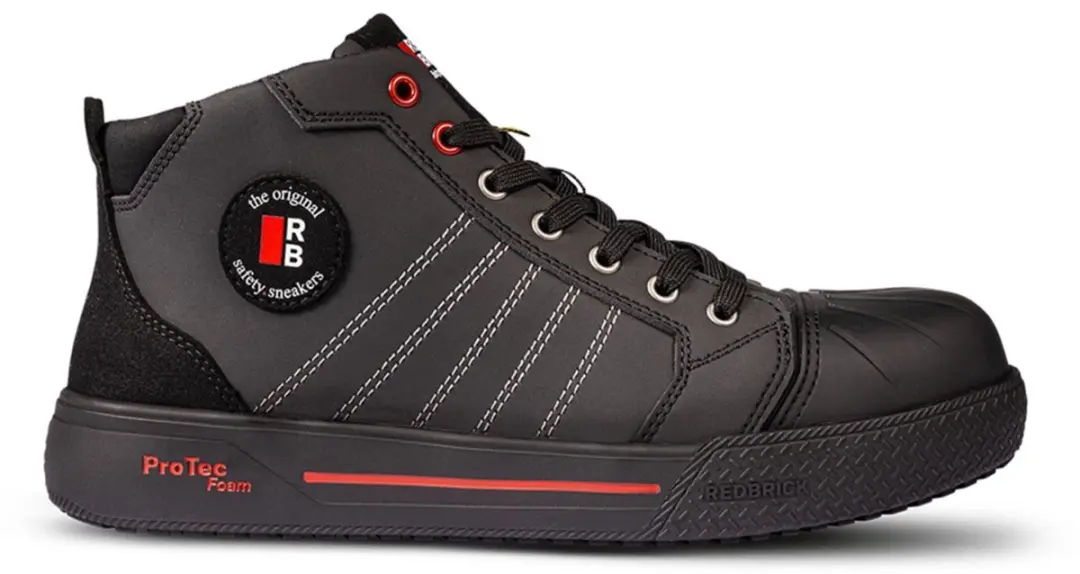 Redbrick Dunk Low S3s Werkschoen - Zwart 47