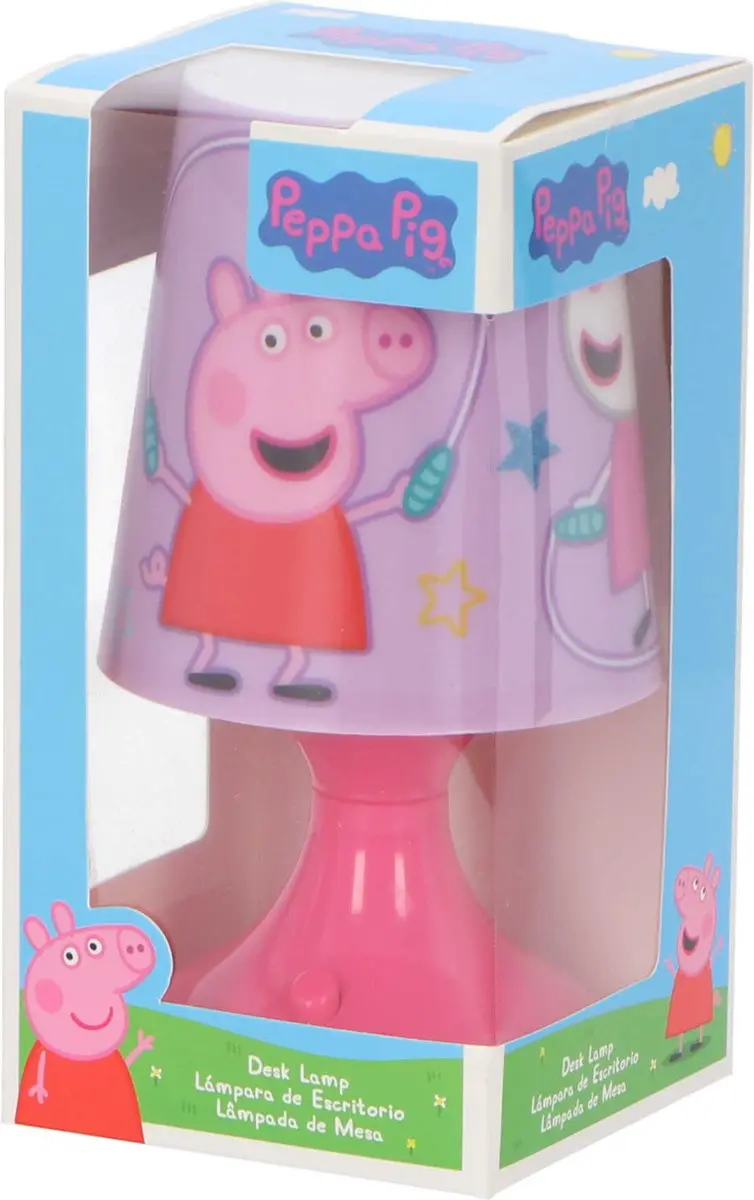 Peppa Pig Nachtlamp - Roze - 18x9cm