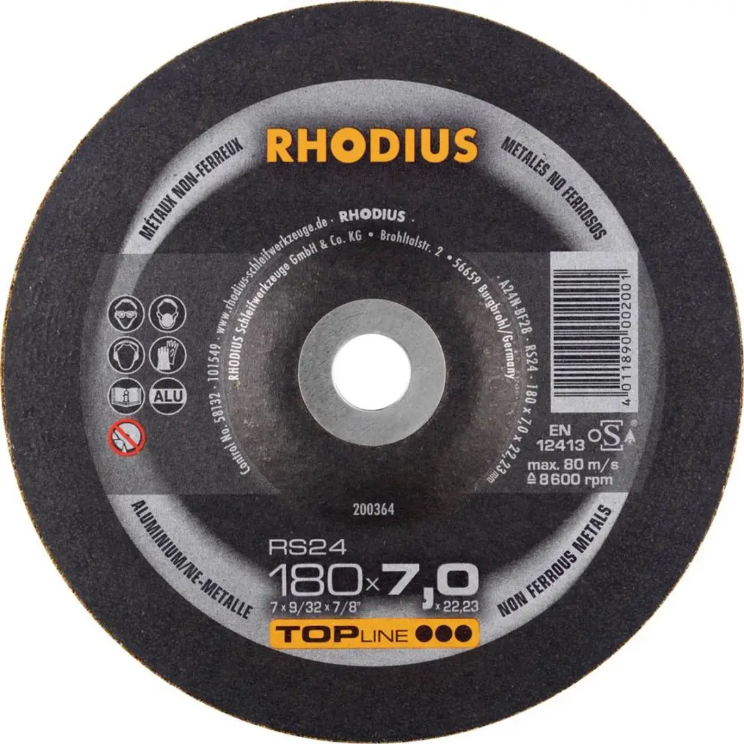 Rhodius 200364 Afbraamschijf 180mm