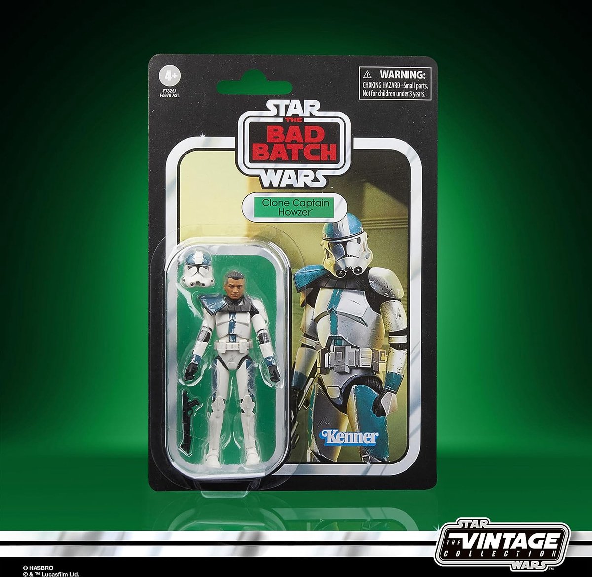 Clone Captain Howzer - Star Wars The Vintage Collection - The Bad Batch - Hasbro - Kenner