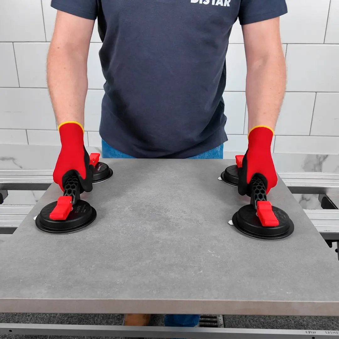Mechanic DuoFIX Dubbele Tegelzuignap - 90 kg - Wit