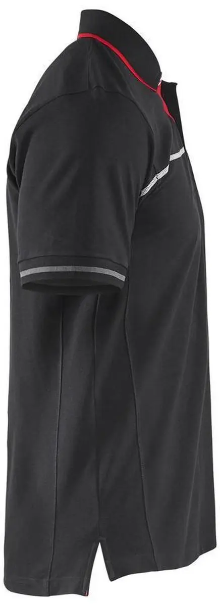 Blåkläder 3389 Poloshirt - XXL - Zwart/Rood