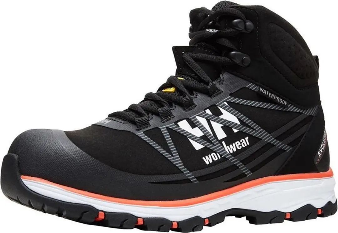 Helly Hansen Chelsea Evolution 78262 Werkschoenen - S3 - Zwart/Oranje - Maat 45