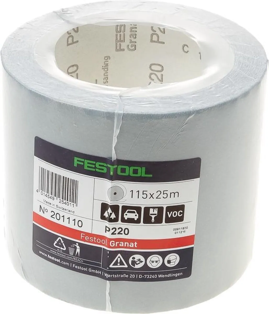 Festool Garnet Schuurrol 115x25m P220