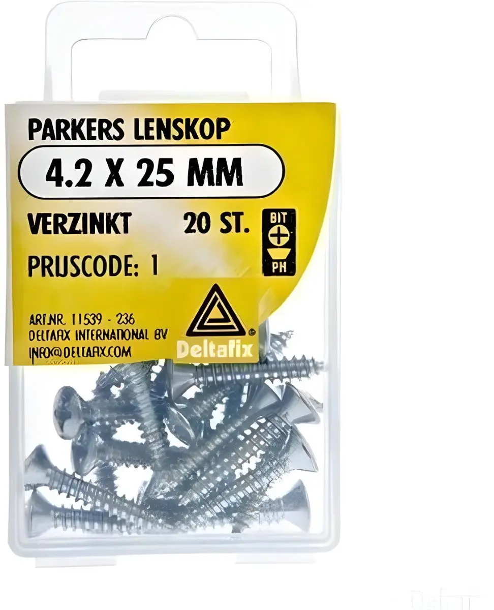 PARKERS LENSKOP 4.2 25 MM  VERZINKT 20 ST.