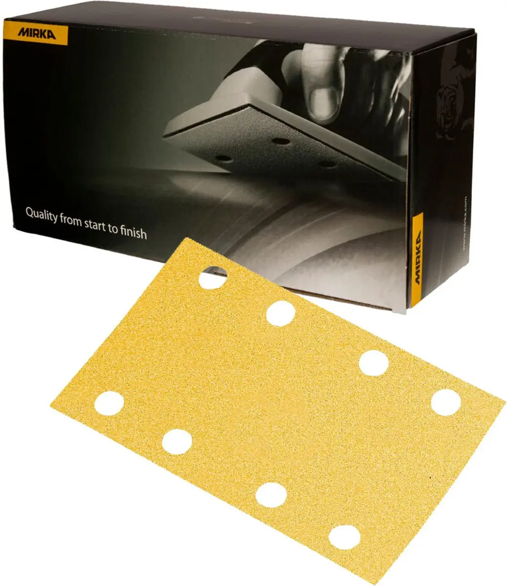 Mirka Q-Silver Schuurstroken 81x133mm P120 - 100 Stuks