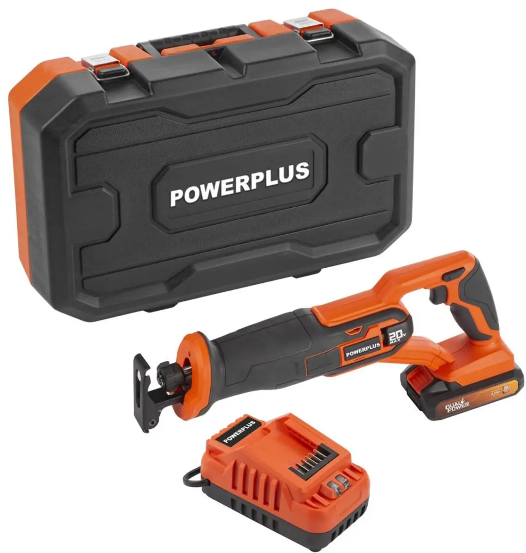 Powerplus POWDP25111 Reciprozaag 20V - 2.0Ah - Incl. batterij & lader