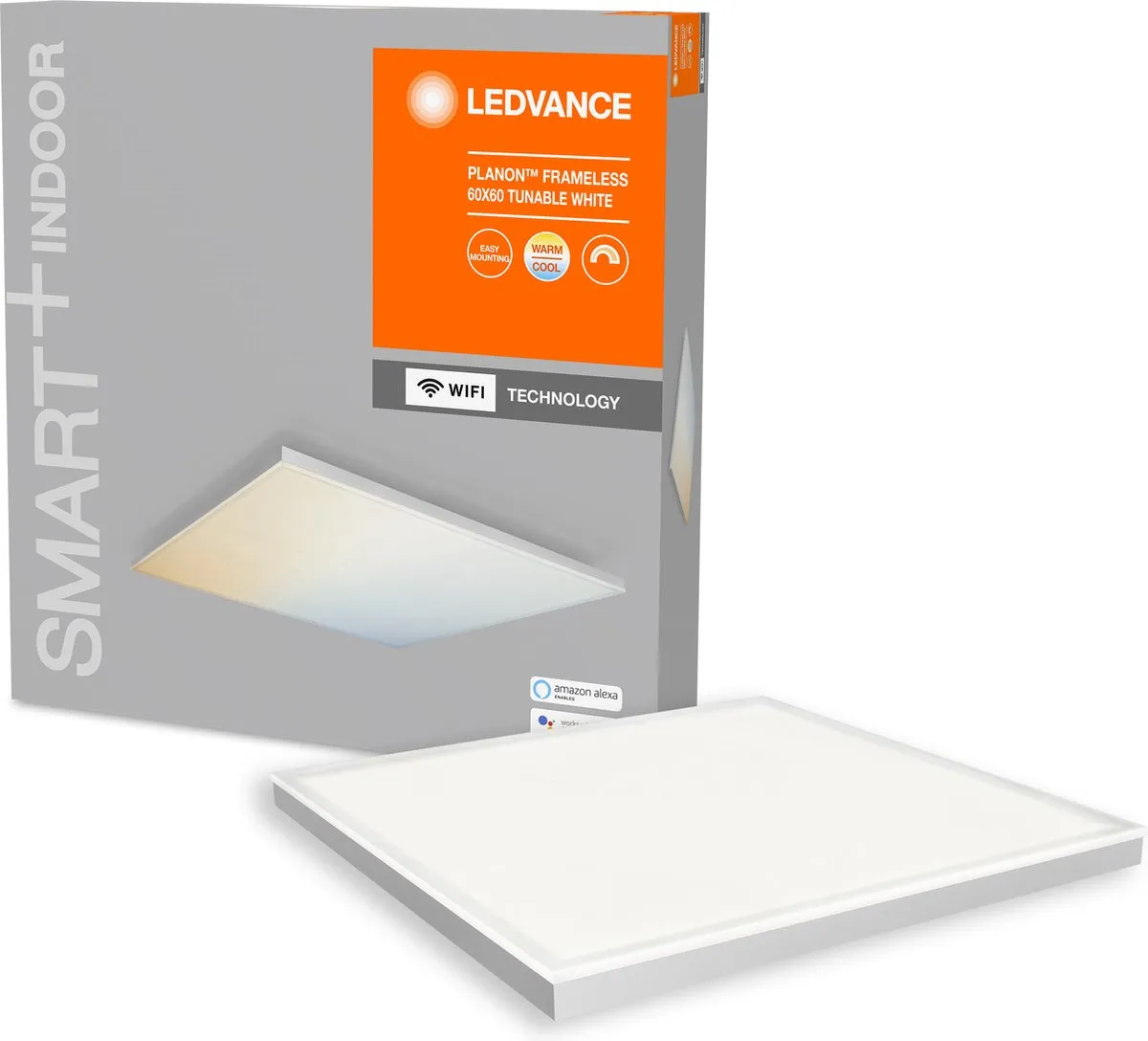 LEDVANCE SMART+ Planon Frameless Plafondlamp - Instelbaar wit 3000K - afbeelding 3 van 6