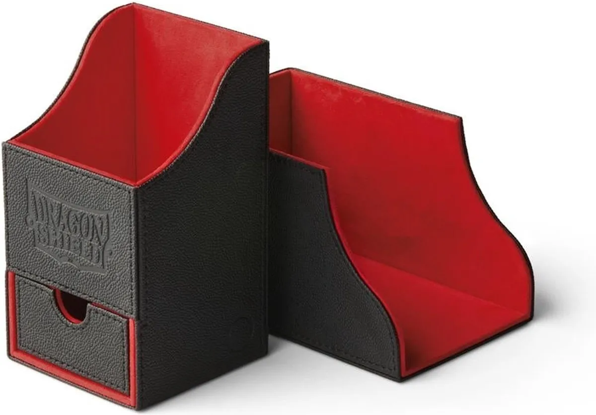Asmodee Dragon Shield Nest Box Plus L4PC-00077778 - Zwart/Rood