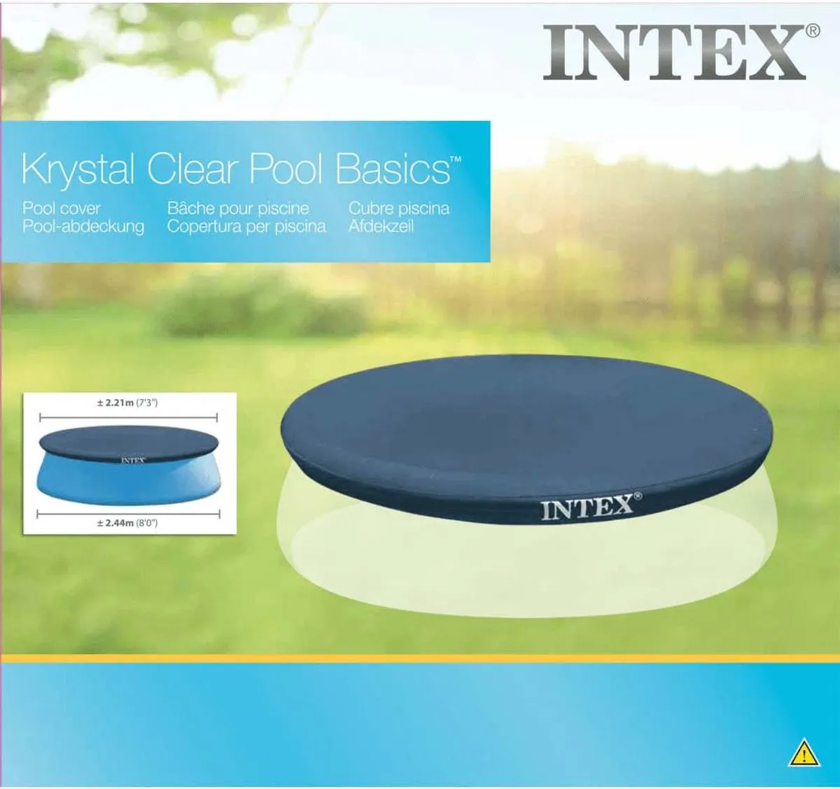 Intex Zwembadhoes Rond 244cm - Blauw