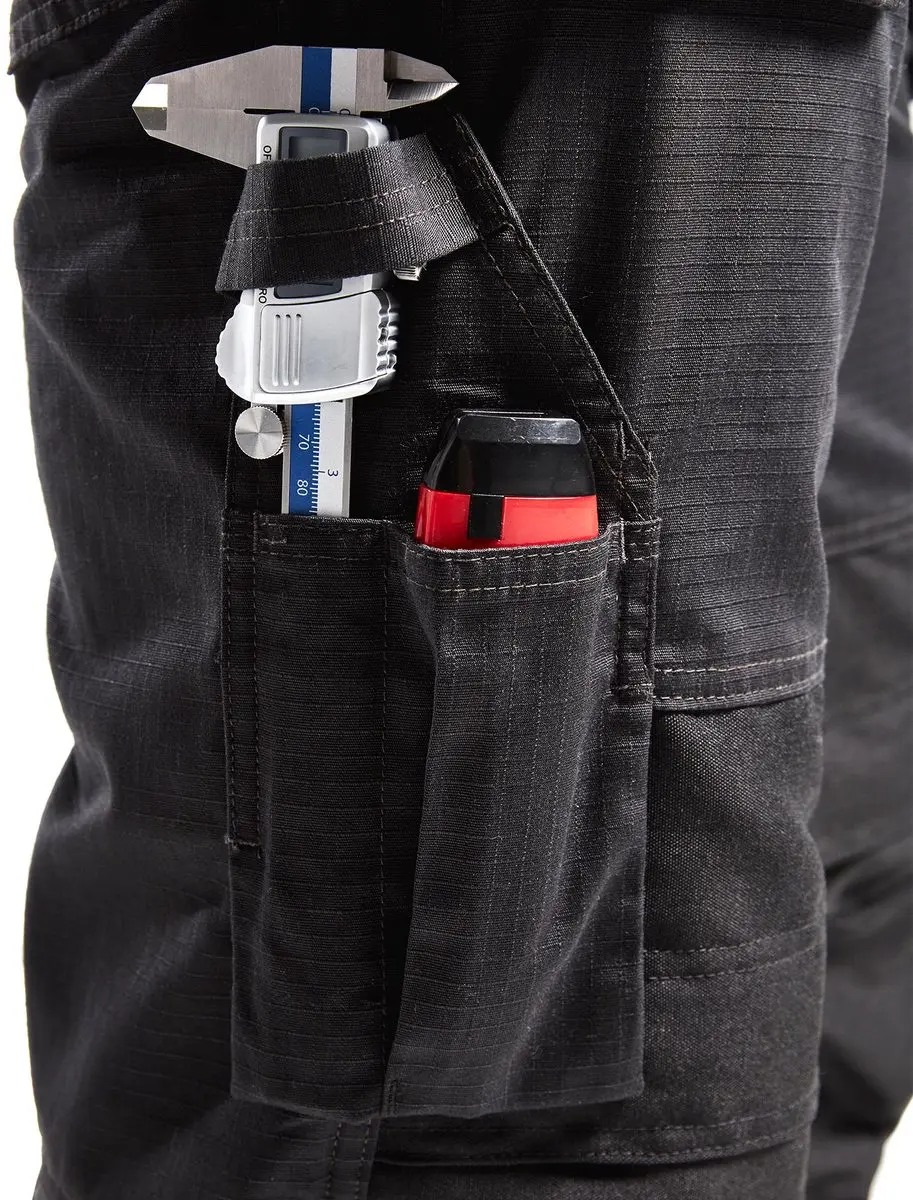 Blåkläder Service Werkbroek Stretch 1496-1330 - 52 - Zwart/Donkergrijs