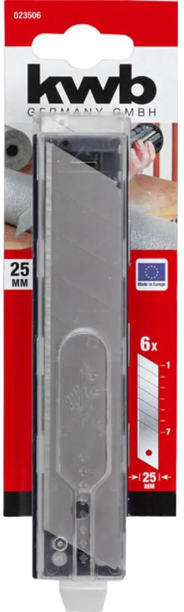 KWB Reserve Afbreekmesjes 25mm - 5 Stuks